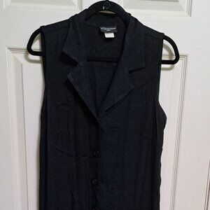 Black Cimmaron Button Down Dress